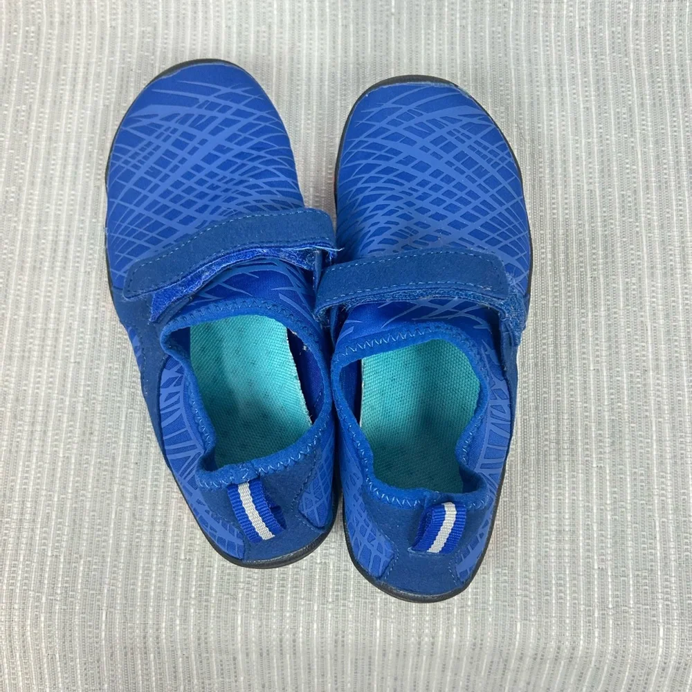 Kids' Unisex Summer Blue Water Shoes with velcro straps size 33